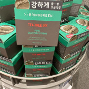 韓國BRINGGREEN茶樹積雪草泥膜深層清潔毛孔清去角質黑頭100G