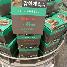 韓國BRINGGREEN茶樹積雪草泥膜深層清潔毛孔清去角質黑頭100G