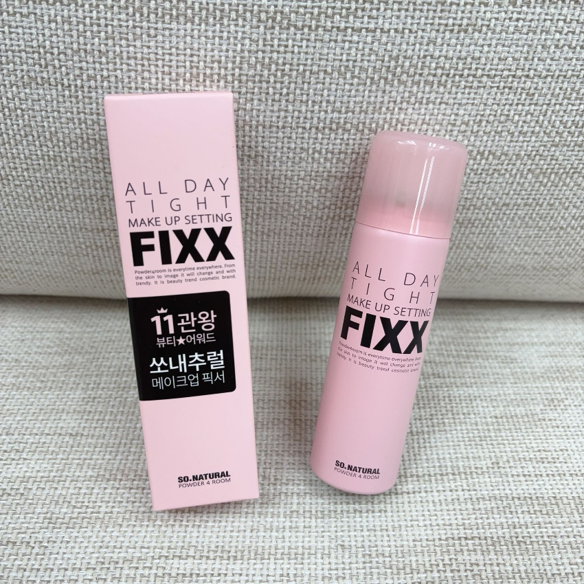 韓國 so natural FIXX 全天候超完美定妝噴霧 