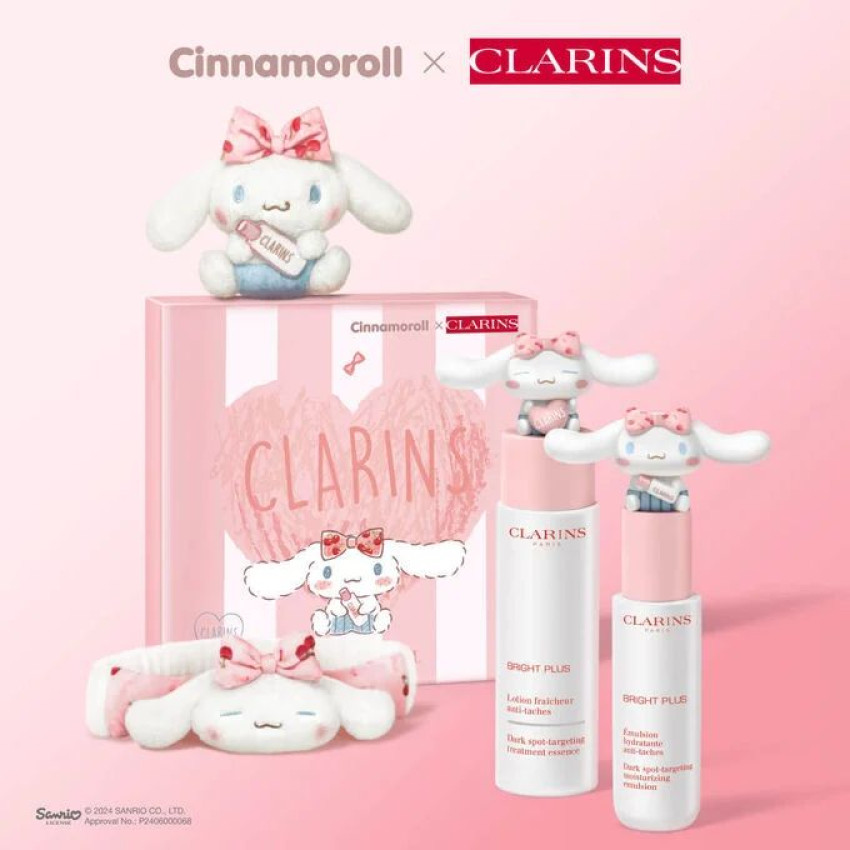 CLARINS x Cinnamoroll 透亮光感牛奶肌限定套裝​