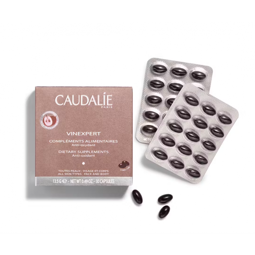 CAUDALIE葡萄籽白藜蘆醇抗氧美肌膠囊 30CAPS