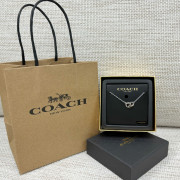 COACH Interlocking Open Circle Pendant Necklace 雙圈扣頸鏈